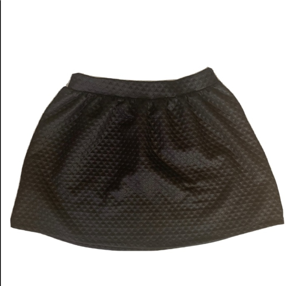 ASOS Faux Leather Black Skirt